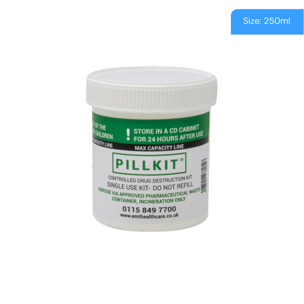 250ml Controlled Drug Destruction Kit