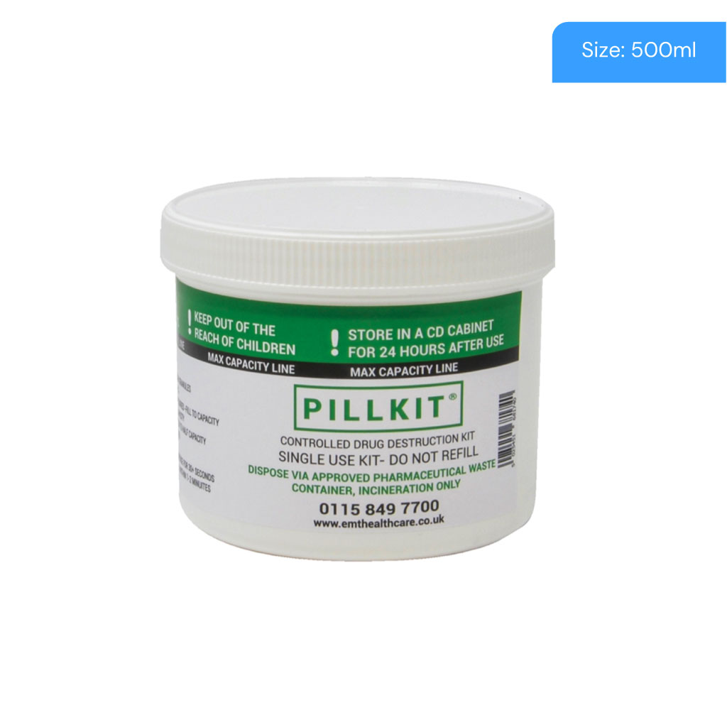 500ml Controlled Drug Destruction Kit