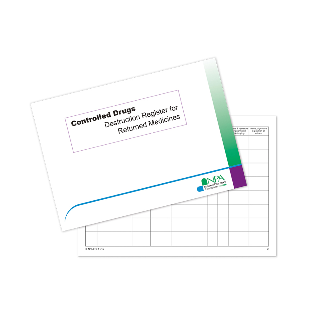 [CDR020] Controlled Drug Destruction Record Book