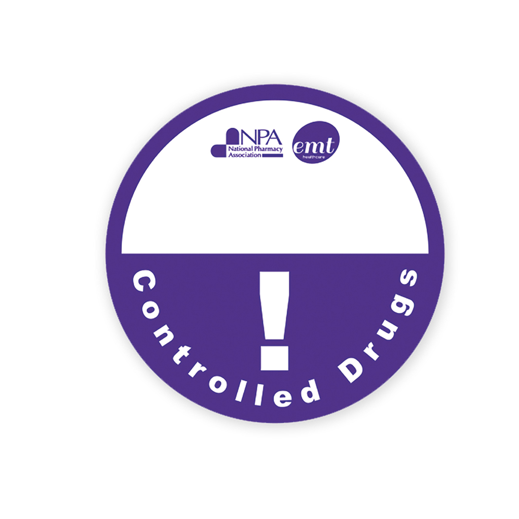 Controlled Drugs Alert Labels