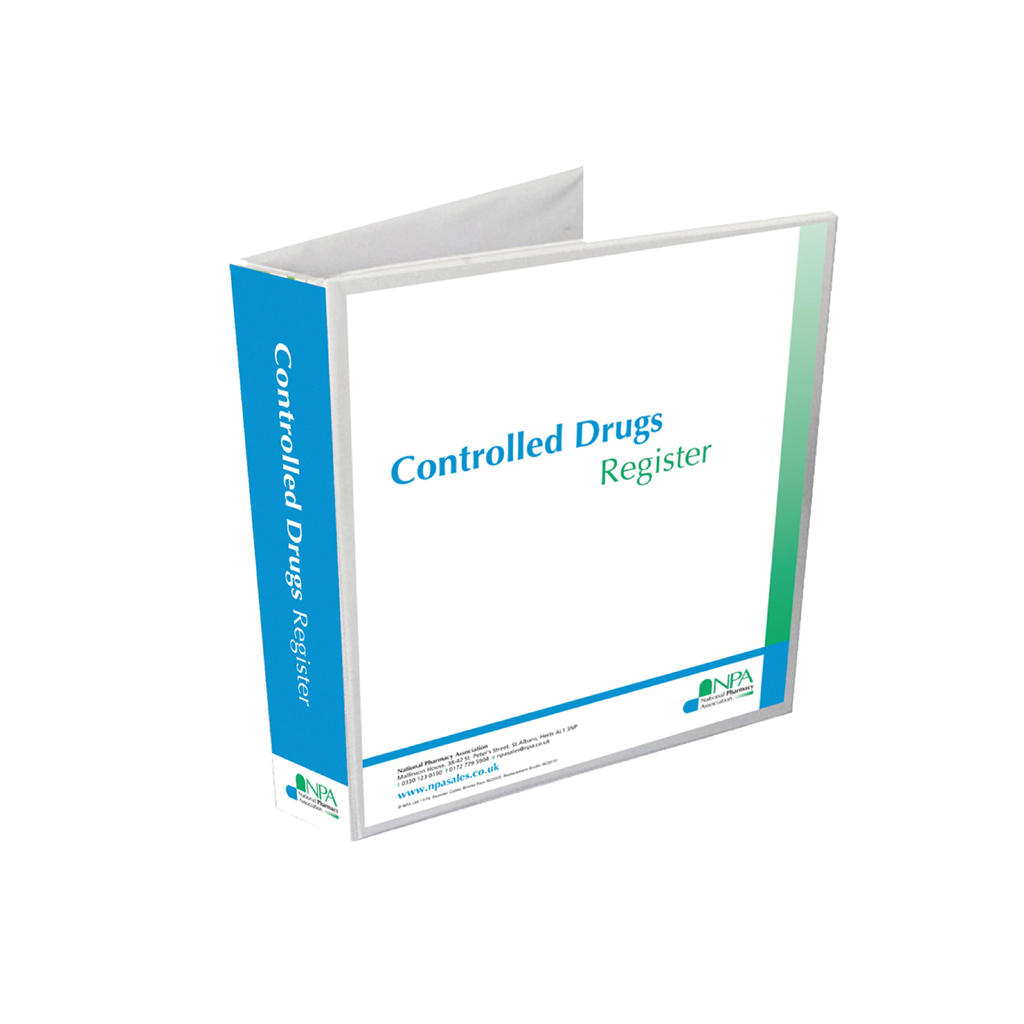 Controlled Drugs Register Complete Pack