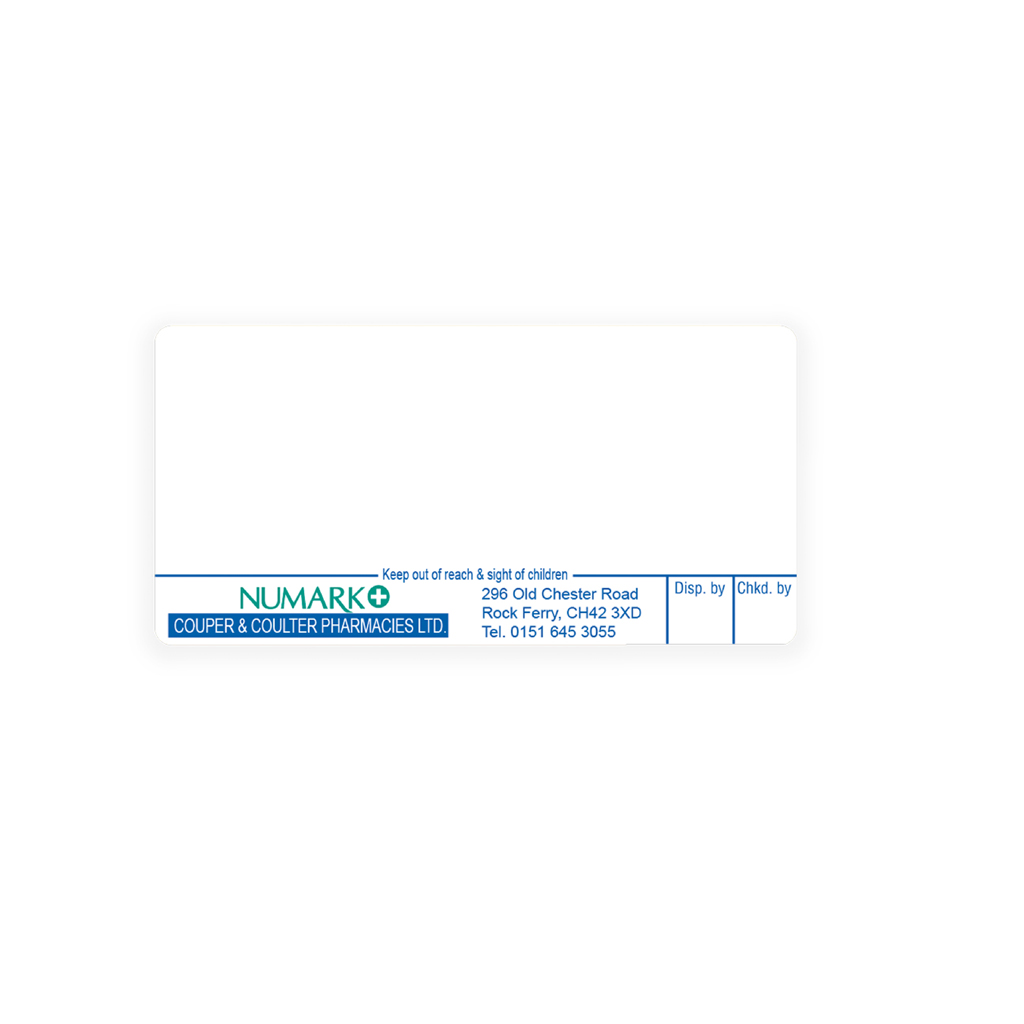 [AZEMT2854] Couper & Coulter Pharmacies Labels