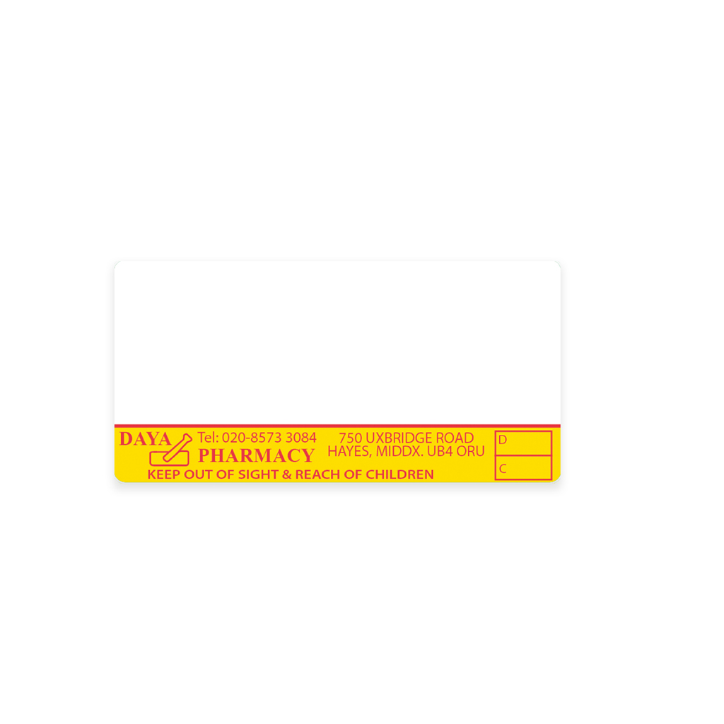 Daya Pharmacy Dispensing Labels