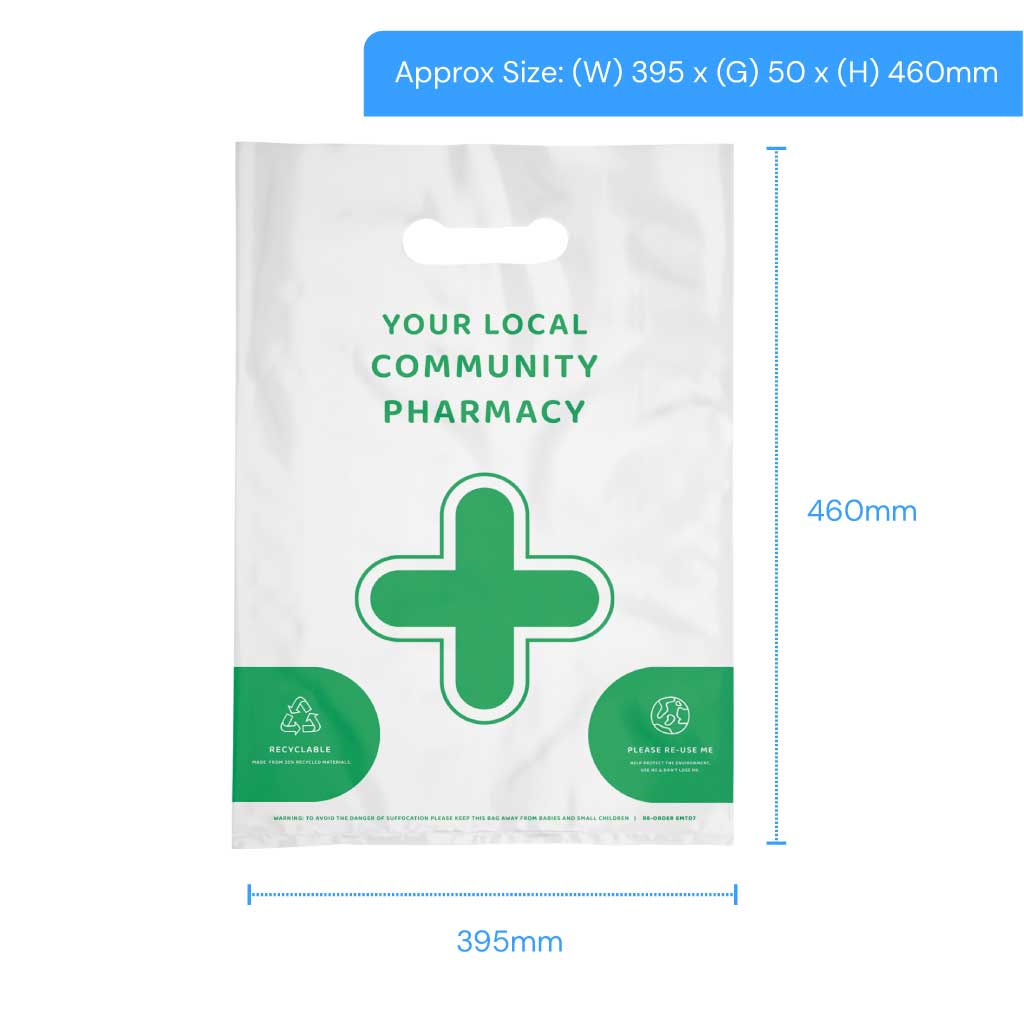 pharmacy carrier bags d7