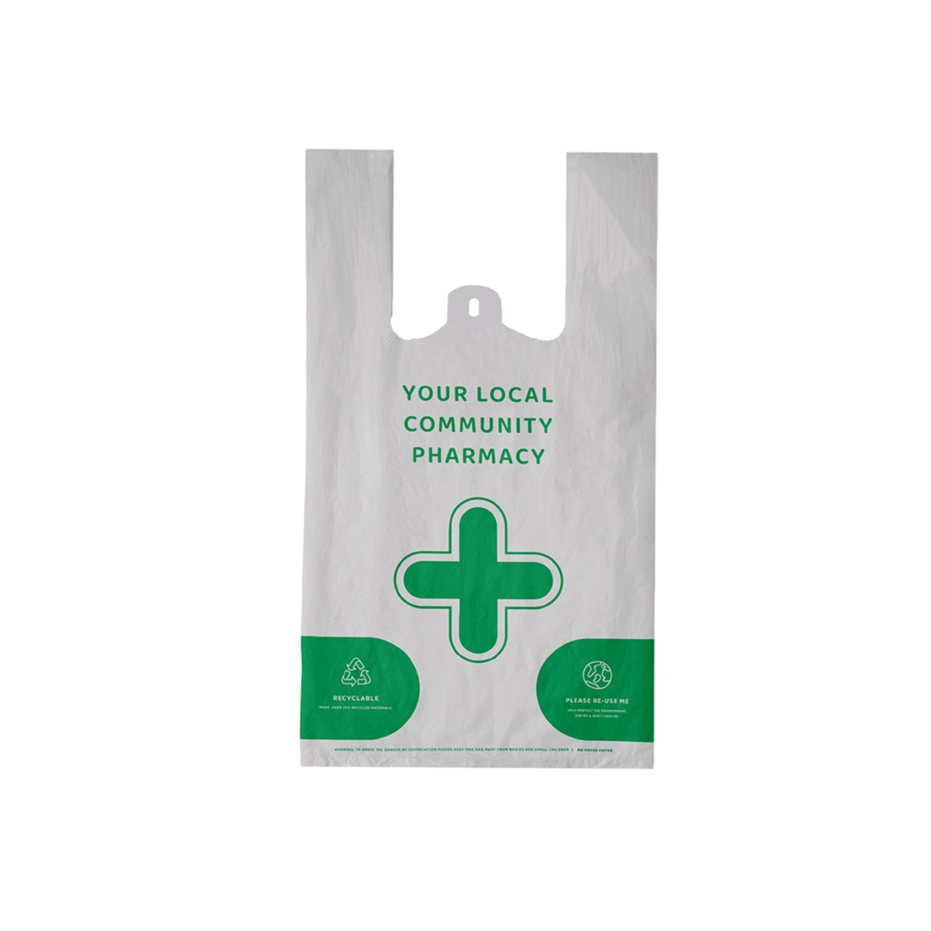 Pharmacy vest carrier bags