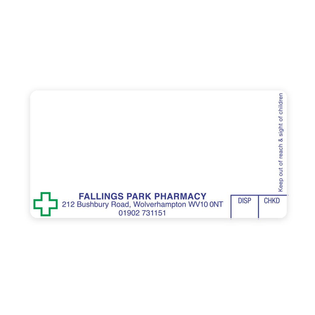 [EMT1237] Fallings Park Dispensing Labels