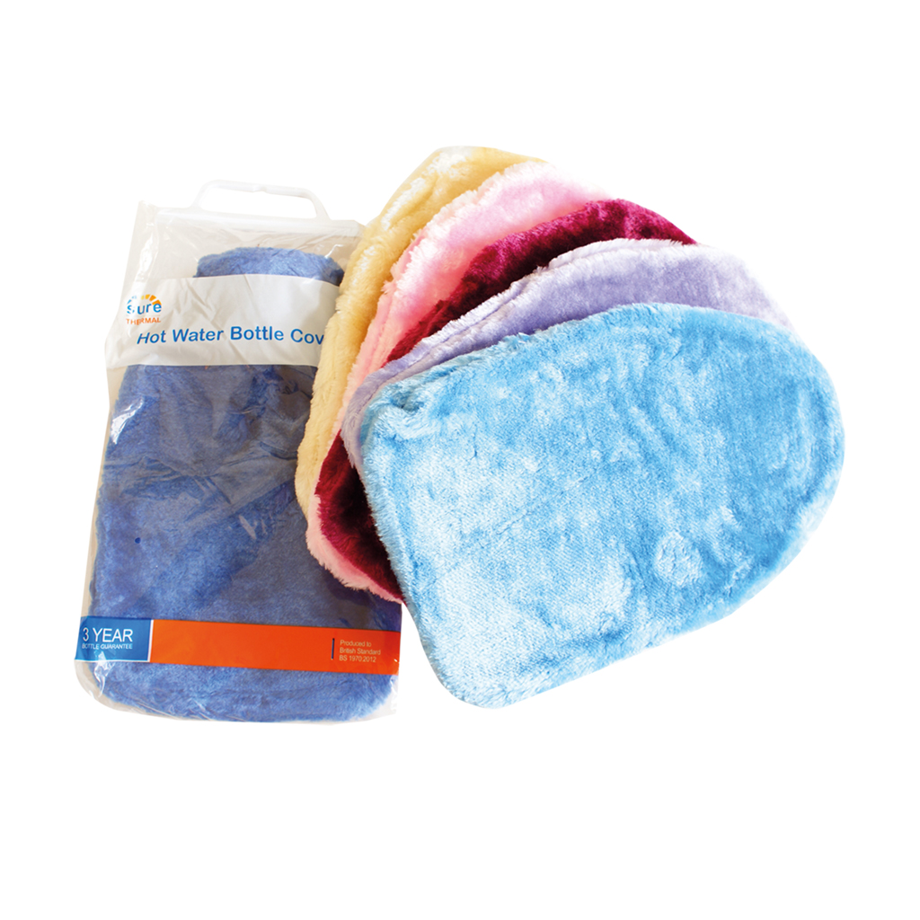 [CS01408] Fur Fabric Hot Water Bottle Covers