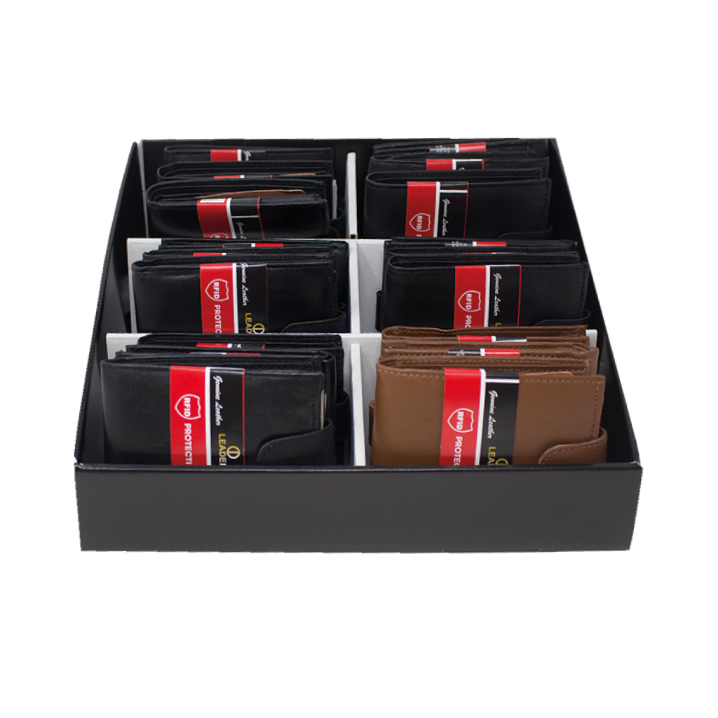 [RFID002] Gents Wallet With RFID Protection Assorted