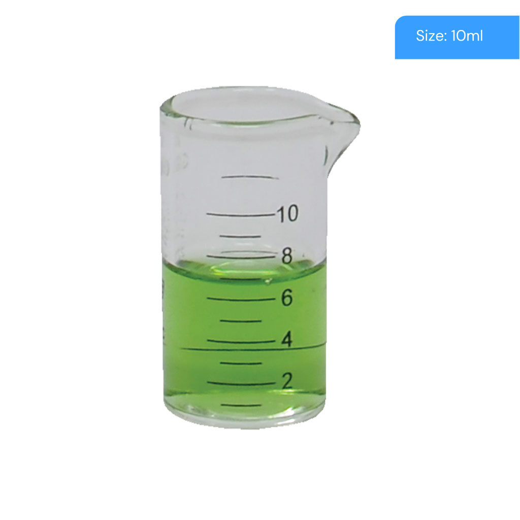 Graduated Beaker Glass Measure 10ml 