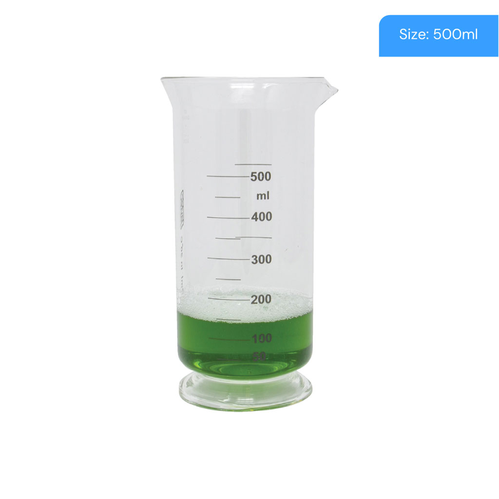 [MEA500SS] Graduated Beaker Glass Measure - 500ml