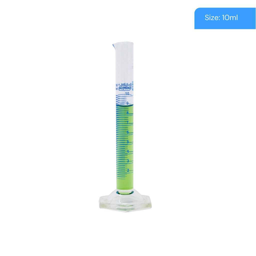 [CYM10] Graduated Straight Glass Measure 10ml