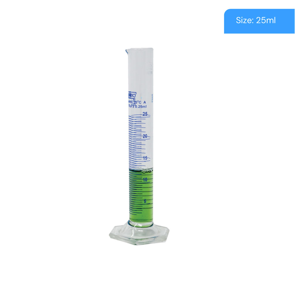 [CYM25] Graduated Straight Glass Measure 25ml