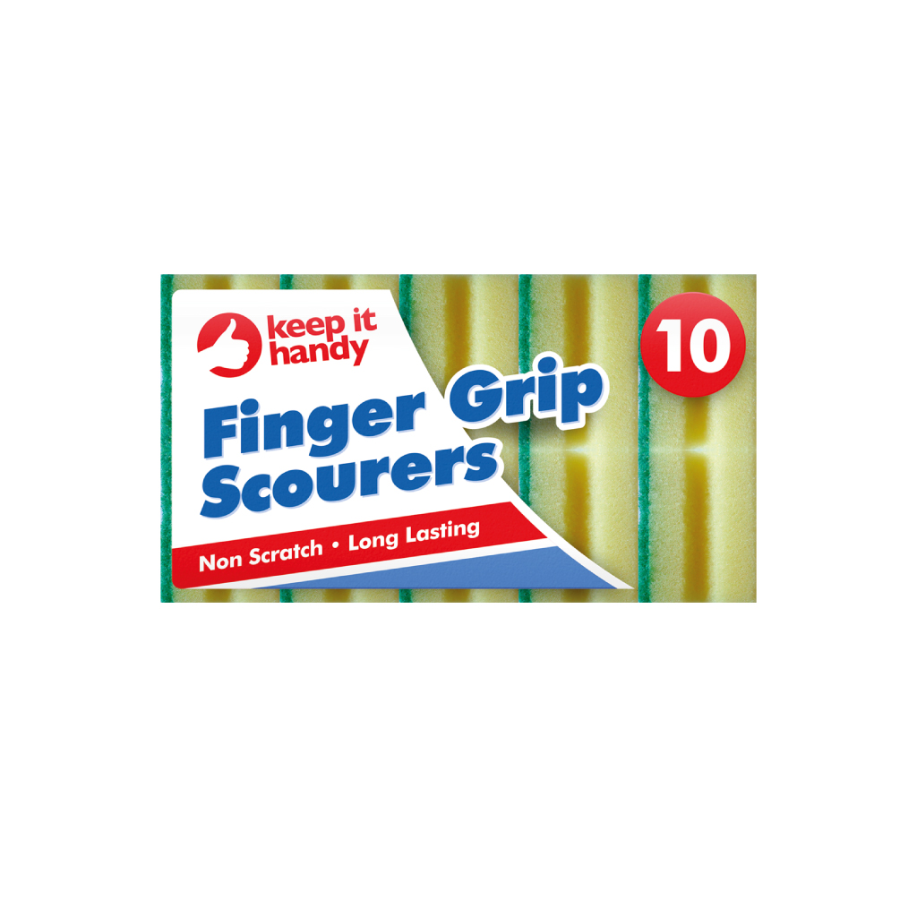 Gripper Sponge Scourers Pack 10