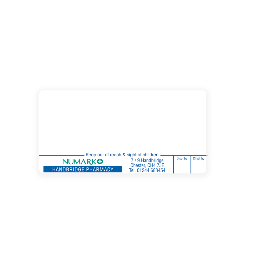 [AZEMT2920] Handbridge Pharmacy Labels