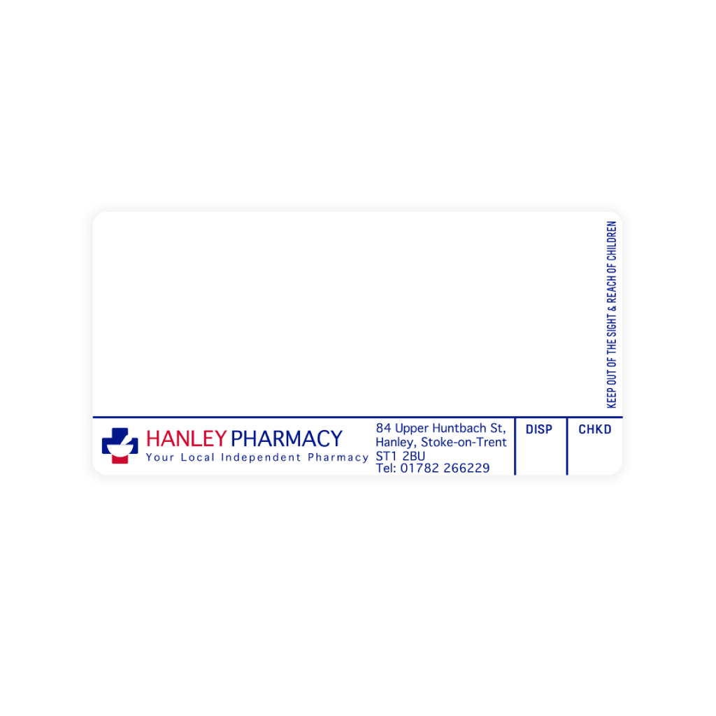 Roshban Hanley Pharmacy Labels