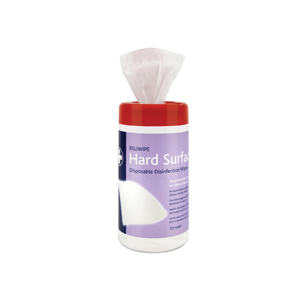 Hard Surface Wipes Drum - 125 Wipes in Drum