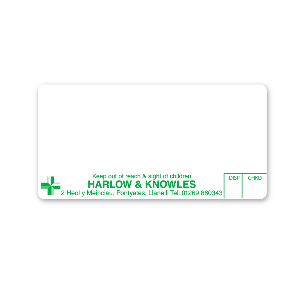 [AZEMT3826] Harlow & Knowles (Pontyates) Labels