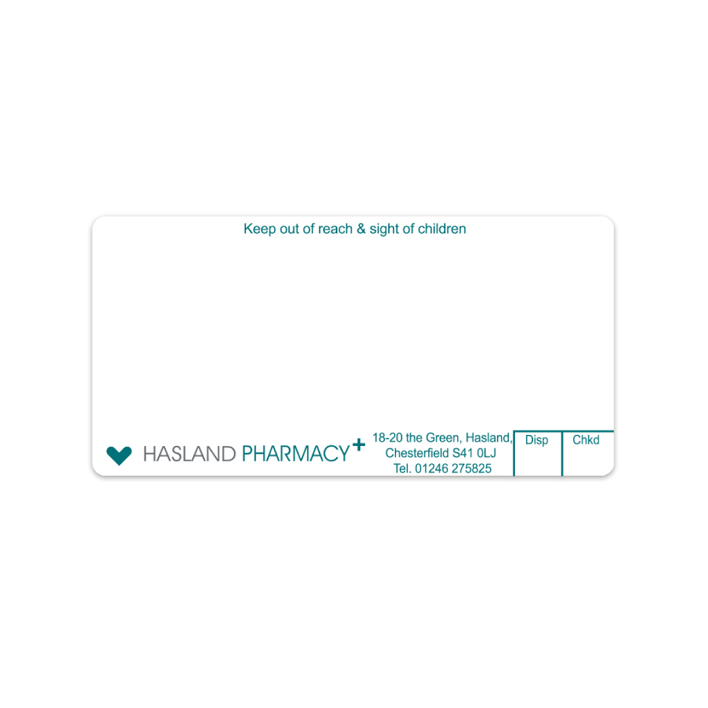 Ascent Group   Hasland Pharmacy Labels