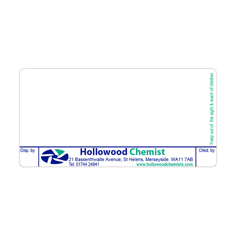 [EMT531] Heatons Pharmacy Labels Hollowood