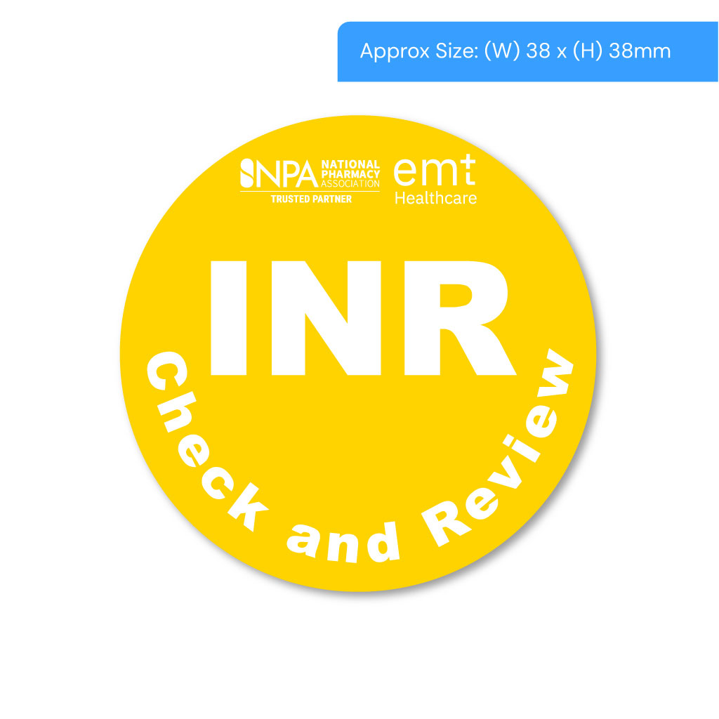 INR Alert Labels