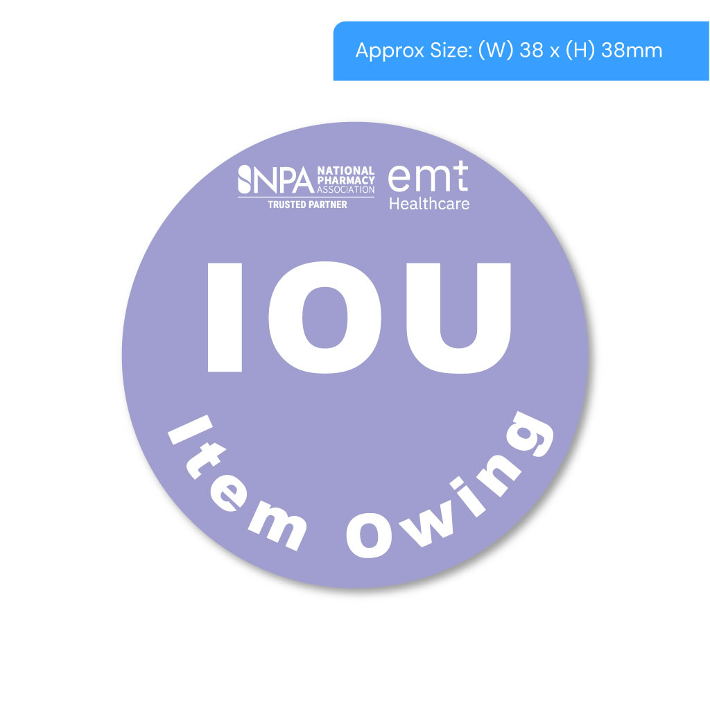 [STI1000IT] Item Owing Alert Labels