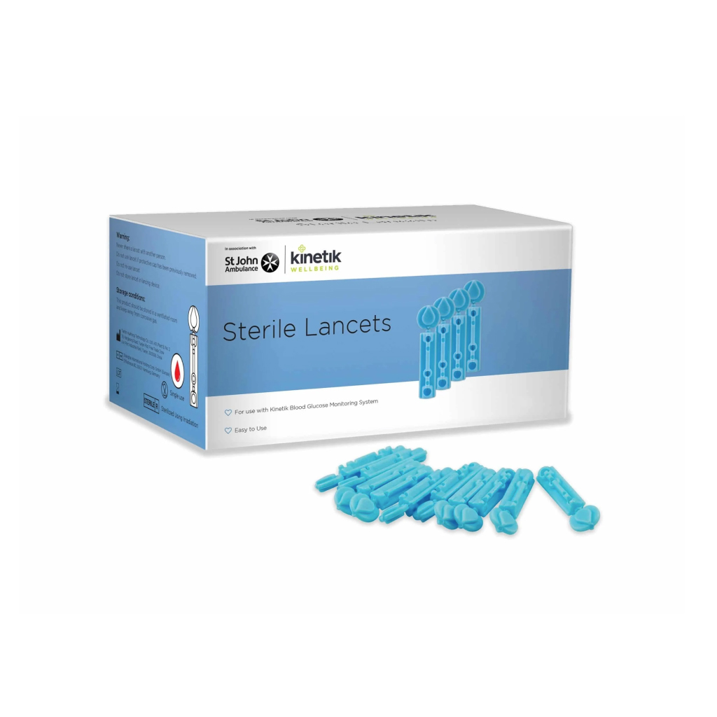 [LANCET30G] Kinetik 100 Sterile Lancets Monitoring System 