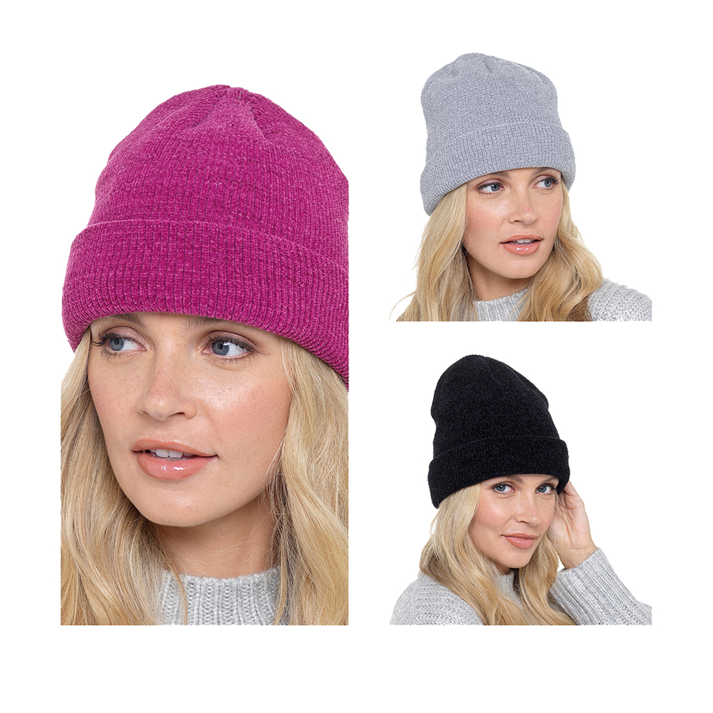 Ladies Chenille Hat