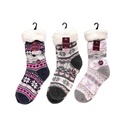 Ladies Fairisle Lounge Socks