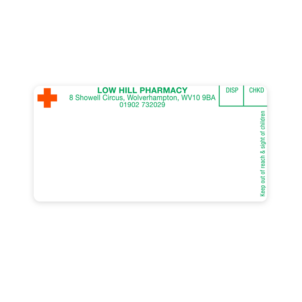 Low Hill Pharmacy Dispensing Labels | EMT Healthcare