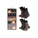 Mens Design Socks In Gift Box