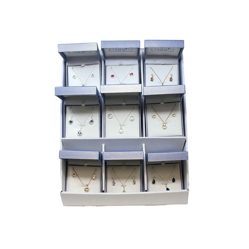 Eternity Cubic Zirconia Jewellery Sets 