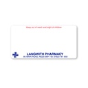 Langwith Pharmacy Labels