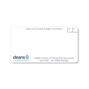 Deans Group Pharmacy Labels Newmains Health Centre 