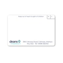 Deans Group (Coltness) Pharmacy Labels 70x45