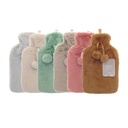 Faux Fur Hot Water Bottle - Assorted Colours (Pack of 24) 