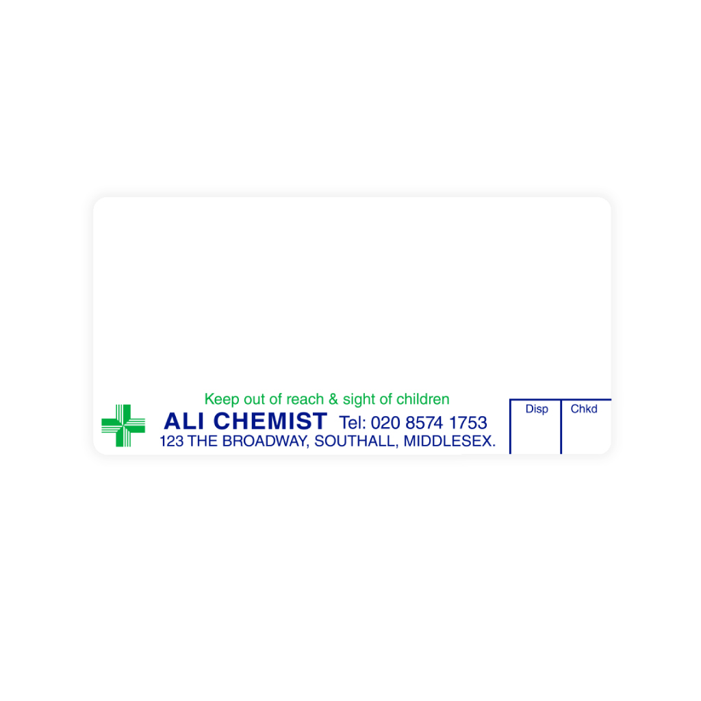 Alchem Pharmacy Dispensing Labels | EMT Healthcare