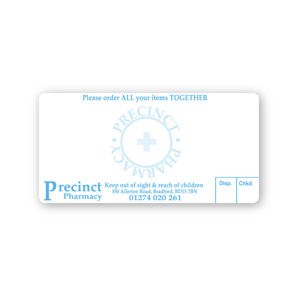 Allerton Pharmacy (Precinct) Labels | EMT Healthcare
