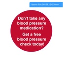 Free Blood Pressure Check Alert Labels Paydens