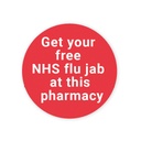 Free NHS Flu Jab Labels